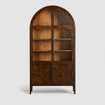 Hattiy Burl Glass Cabinet