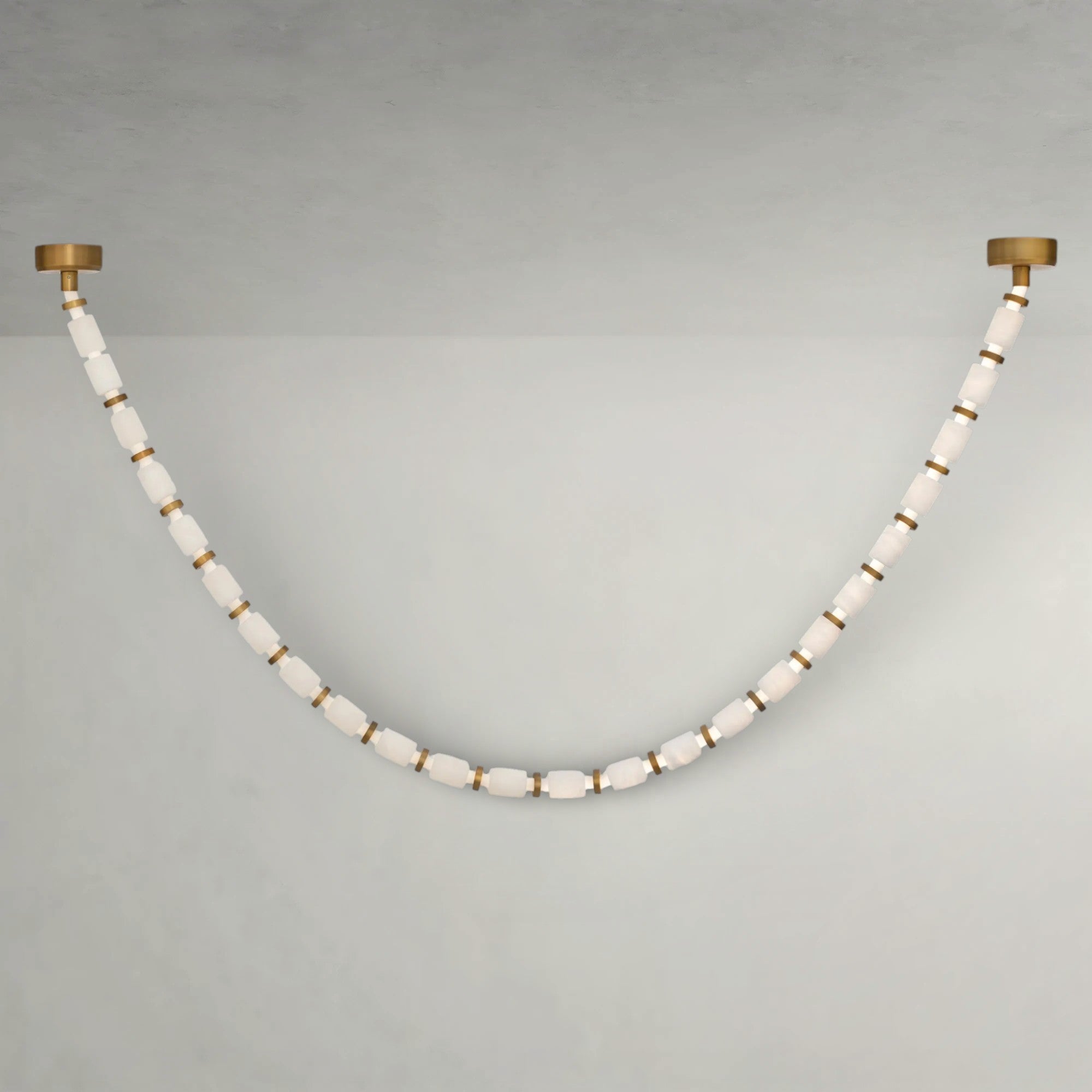 Eyris Chain Alabaster Chandelier