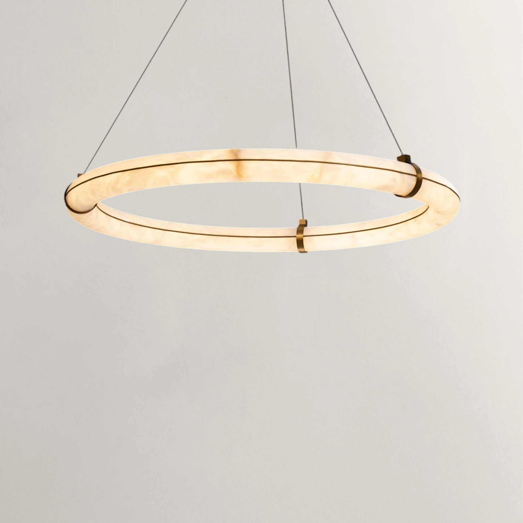 Nivaya loop Alabaster Chandelier