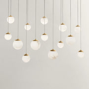 Andy Alabaster Linear Chandelier