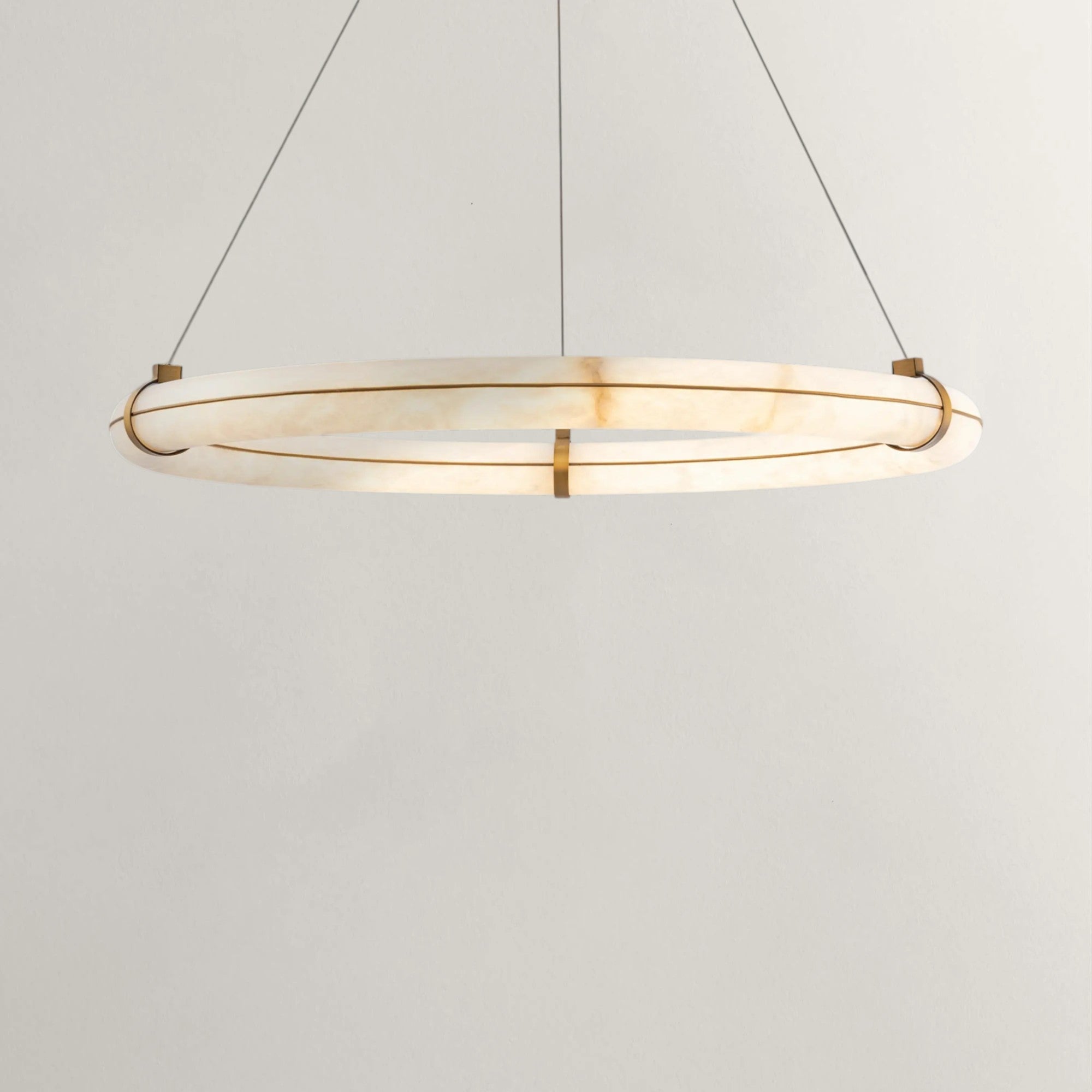 Nivaya loop Alabaster Chandelier