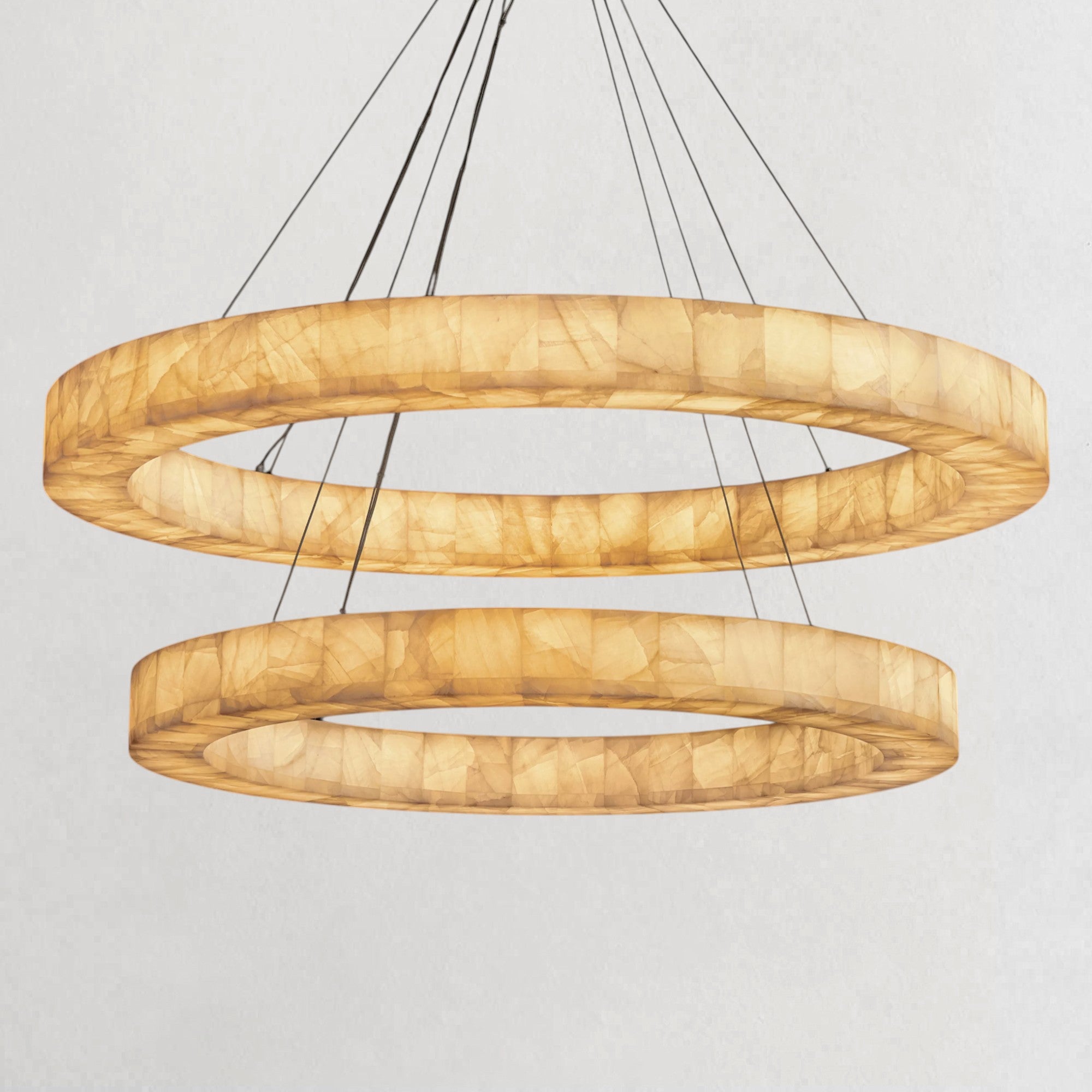 Rivaga Lueur Two-Tier Round Chandelier