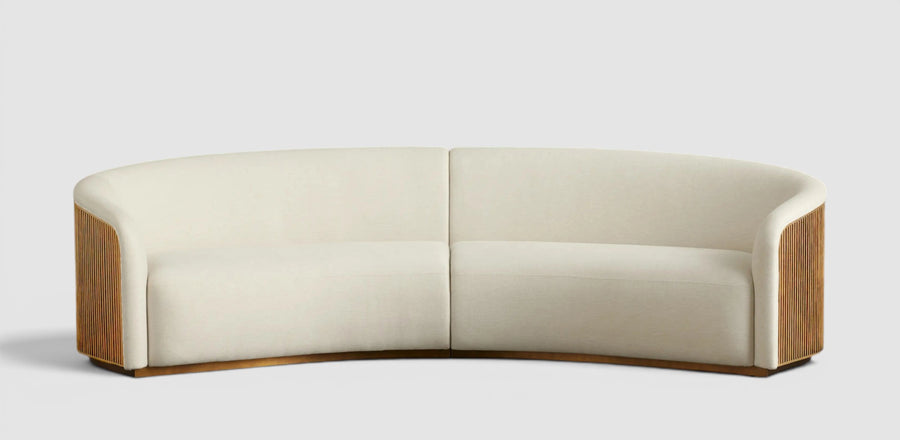 Finnie Two-Piece Curved Sofa
