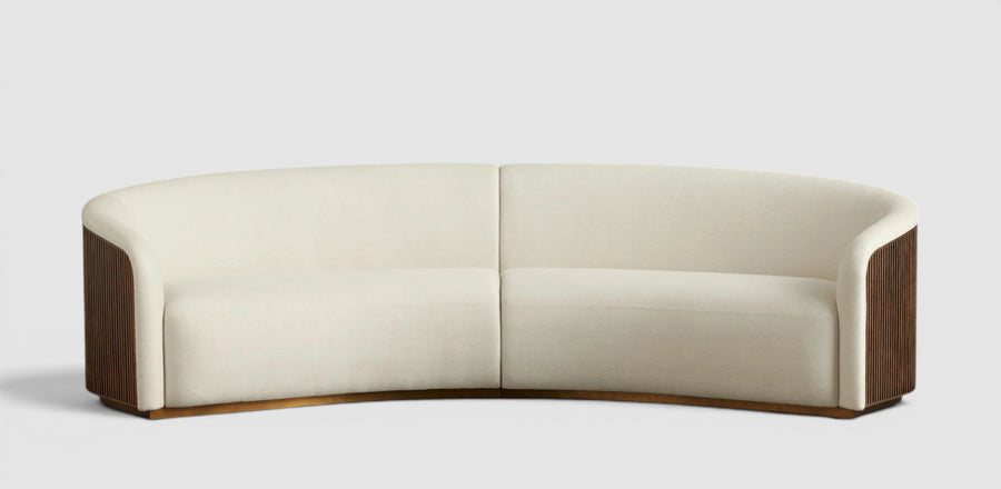 Finnie Two-Piece Curved Sofa