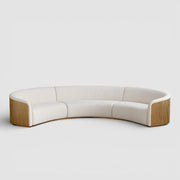 Finnie Three-Piece Curved Sectional