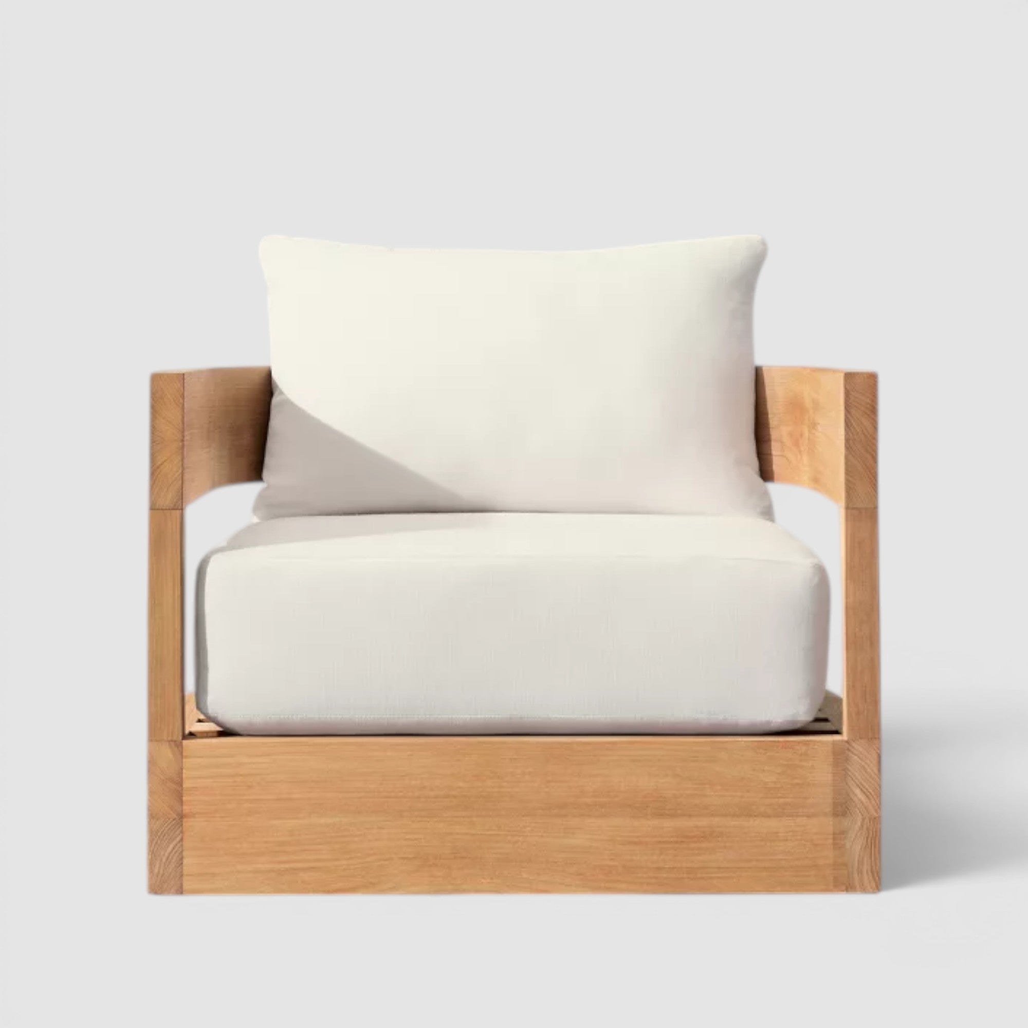 Balmane Teak Swivel Lounge Chair