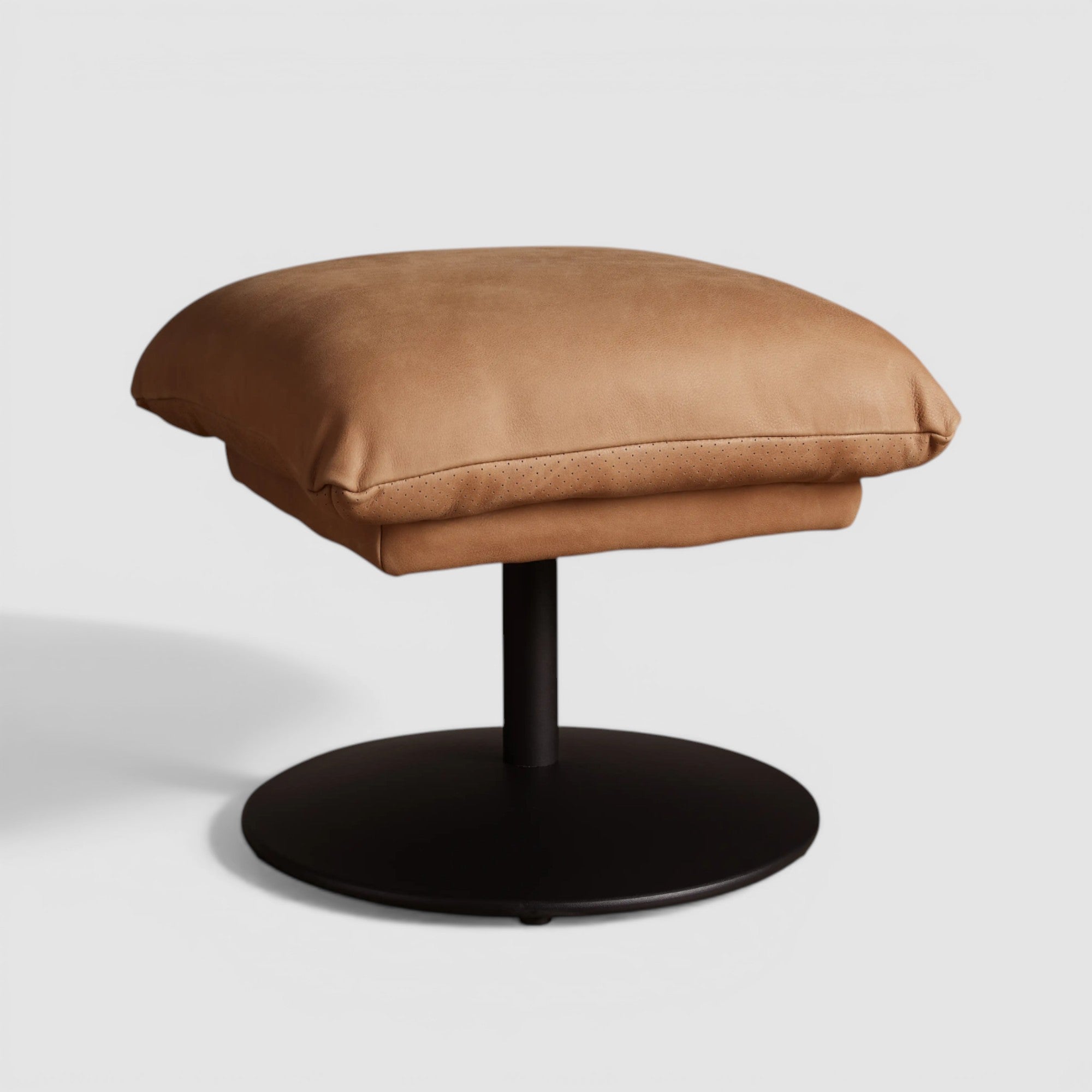 Decon Leather Ottoman