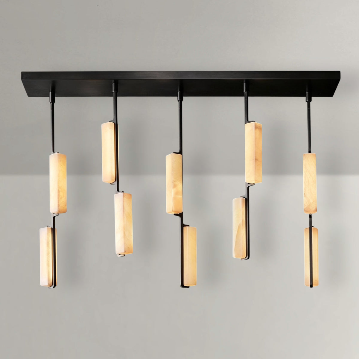 Auduben Alabaster Linear Chandelier