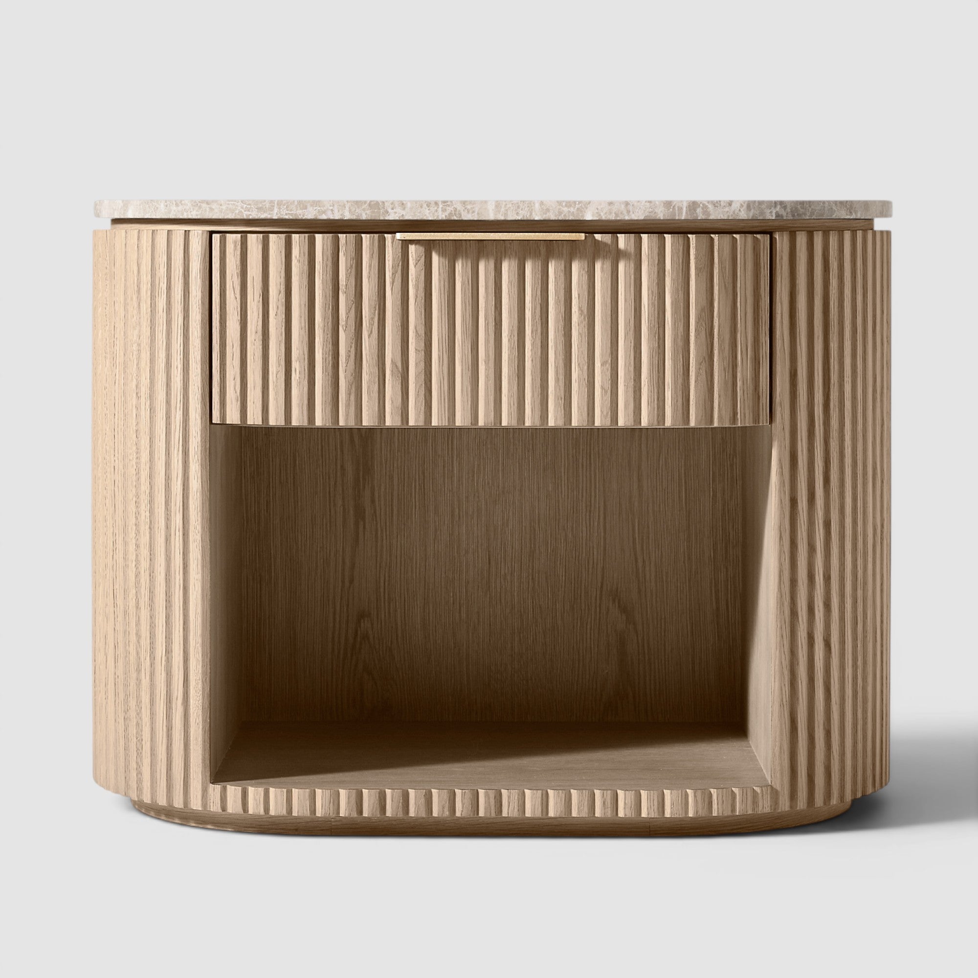 Bylen  Emperador Open Nightstand