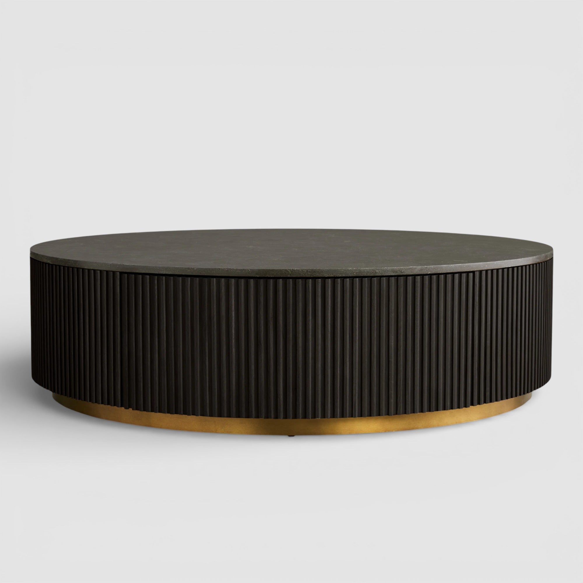 Finnie Round Storage Coffee Table