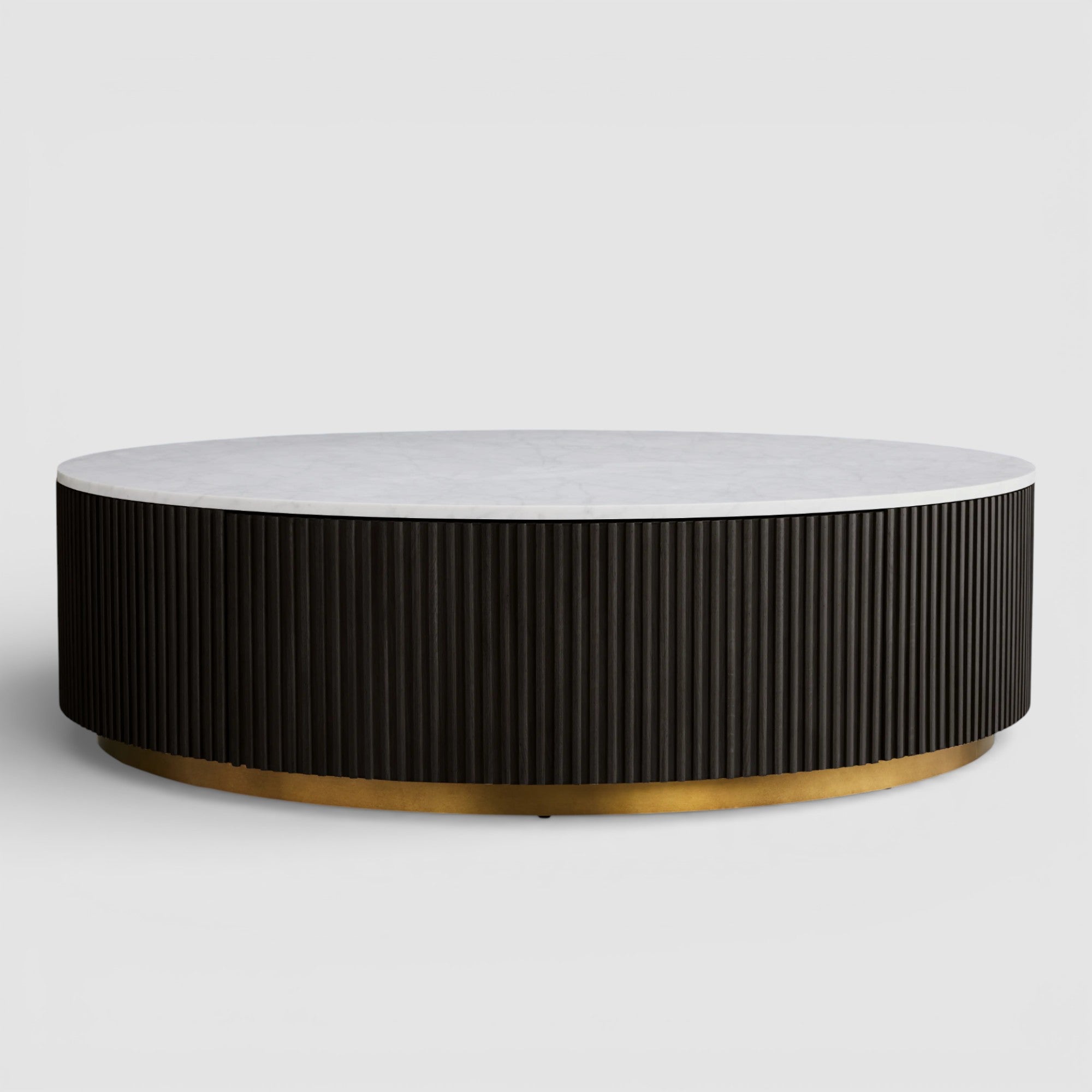 Finnie Round Storage Coffee Table
