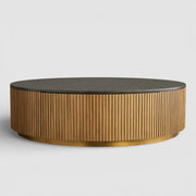Finnie Round Storage Coffee Table