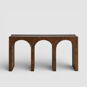 Hattiy Burl Console Table