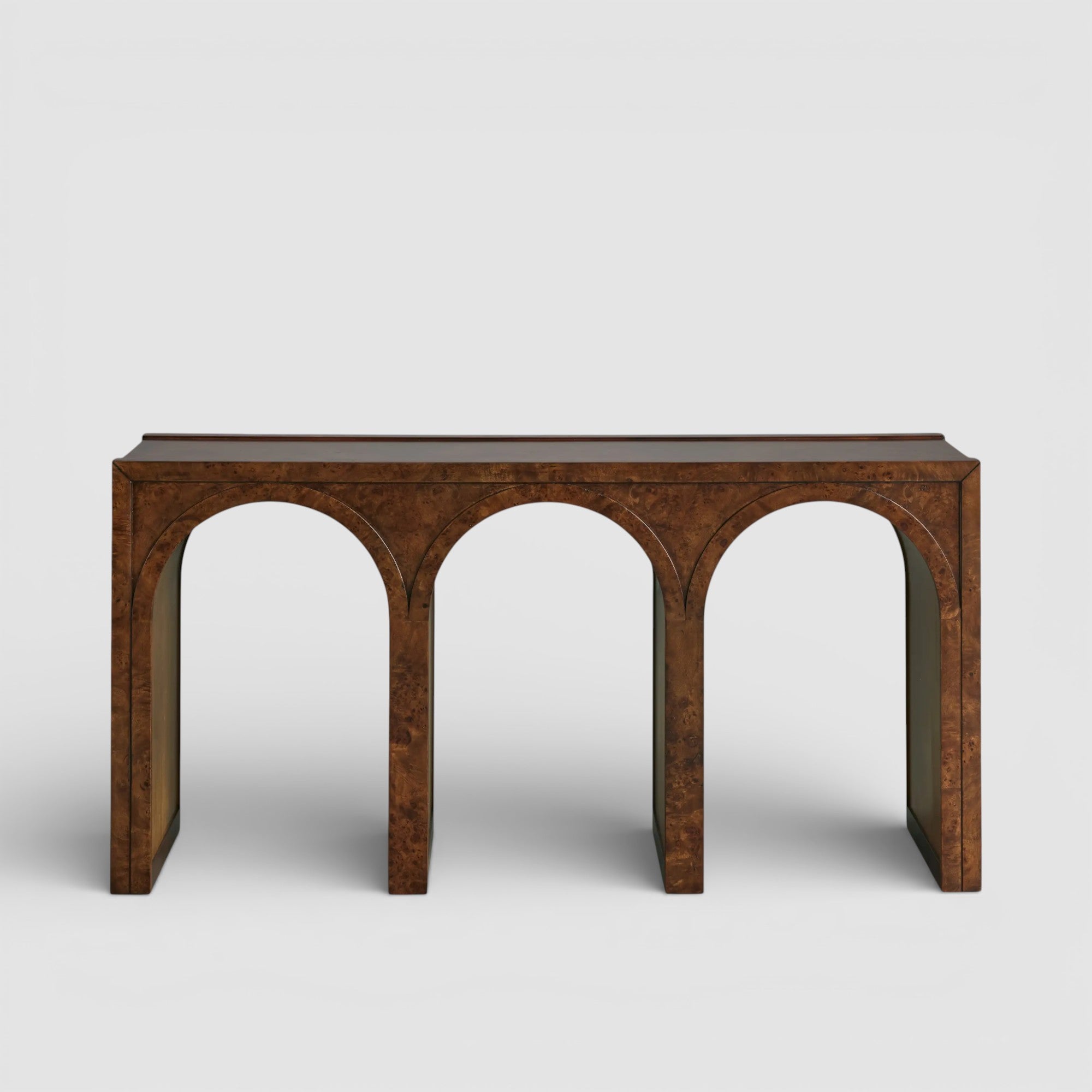 Hattiy Burl Console Table