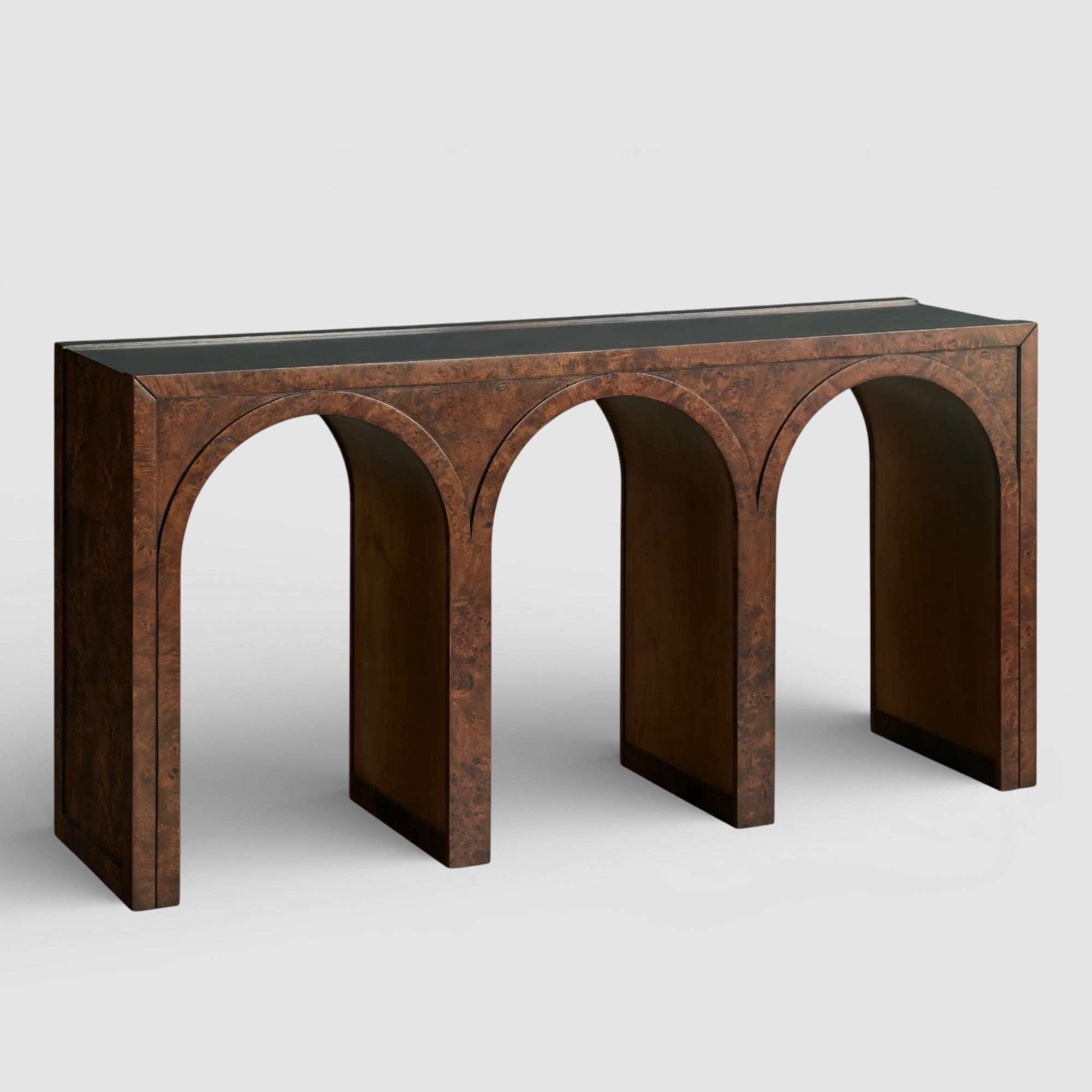 Hattiy Burl Console Table