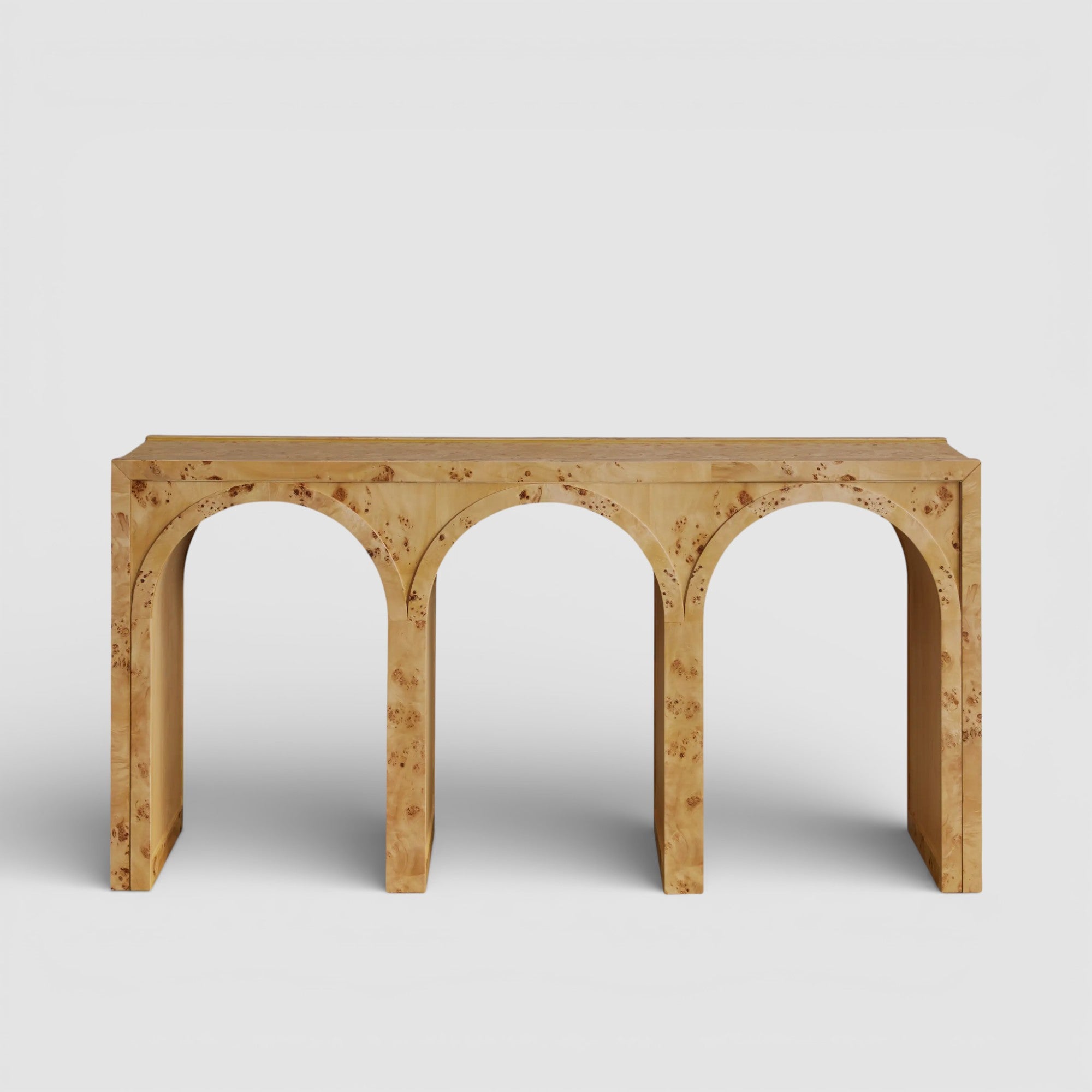 Hattiy Burl Console Table
