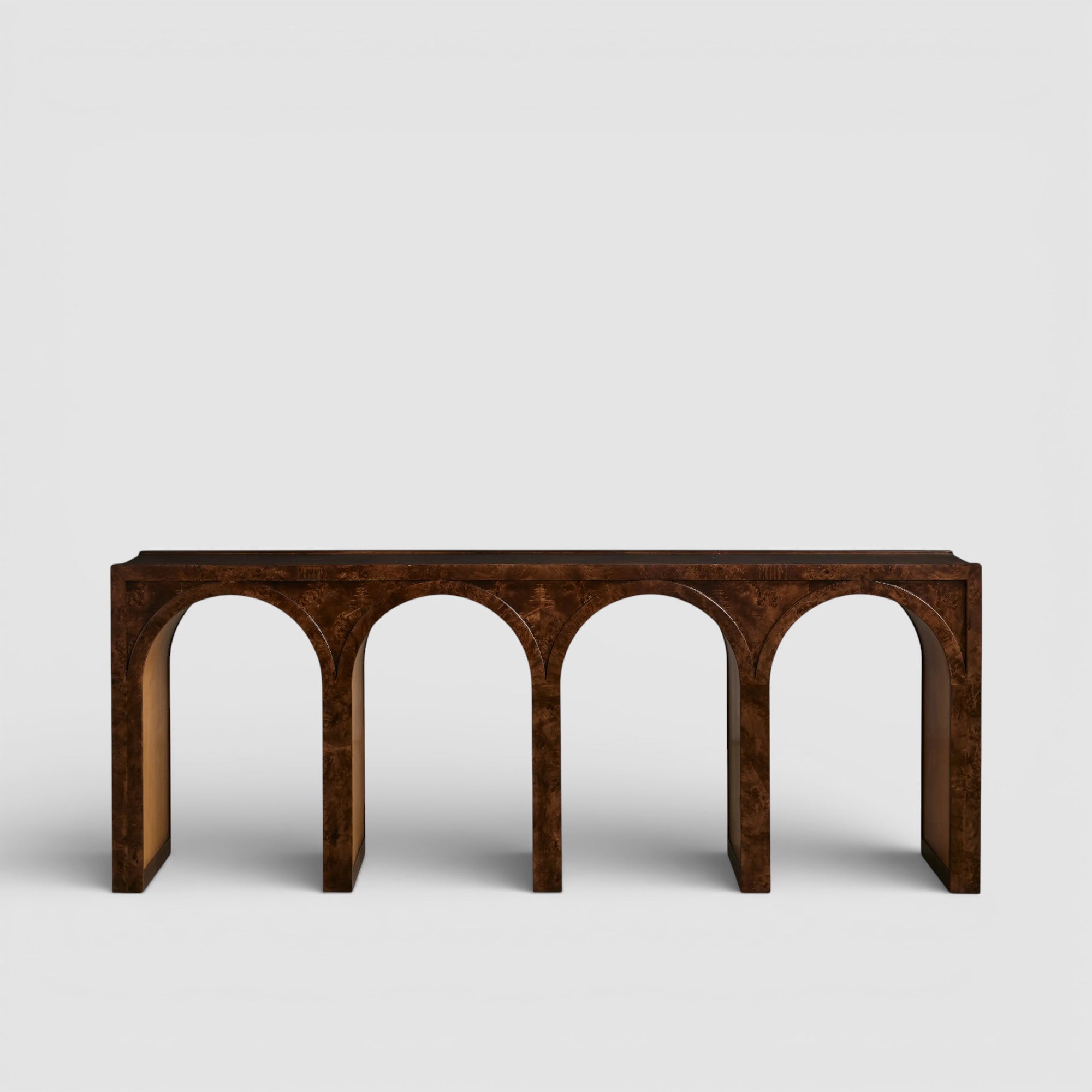 Hattiy Burl Console Table