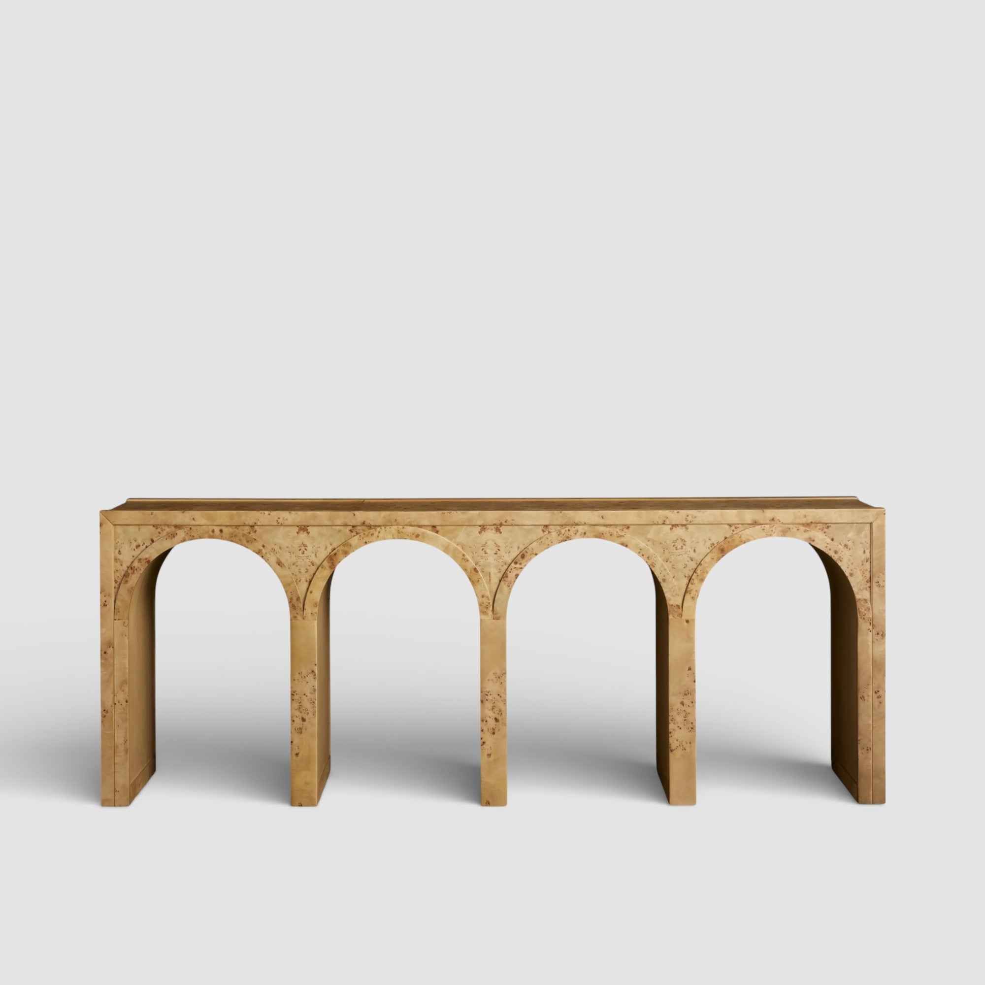 Hattiy Burl Console Table