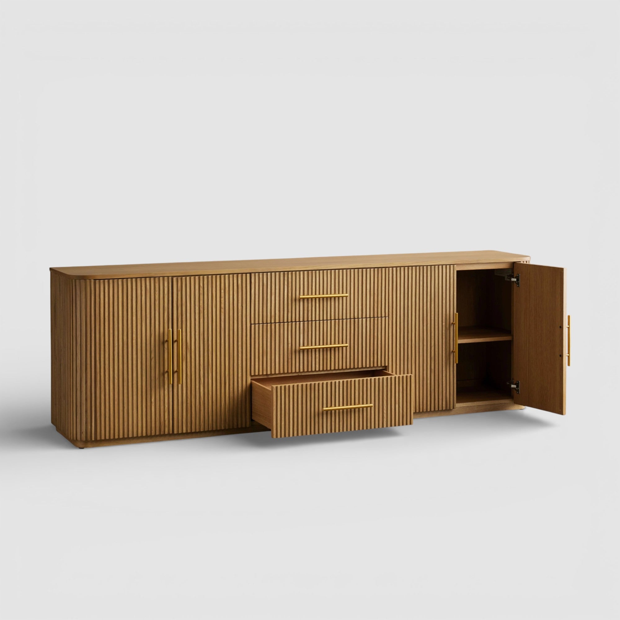 Finnie Wood Sideboard with Drawers
