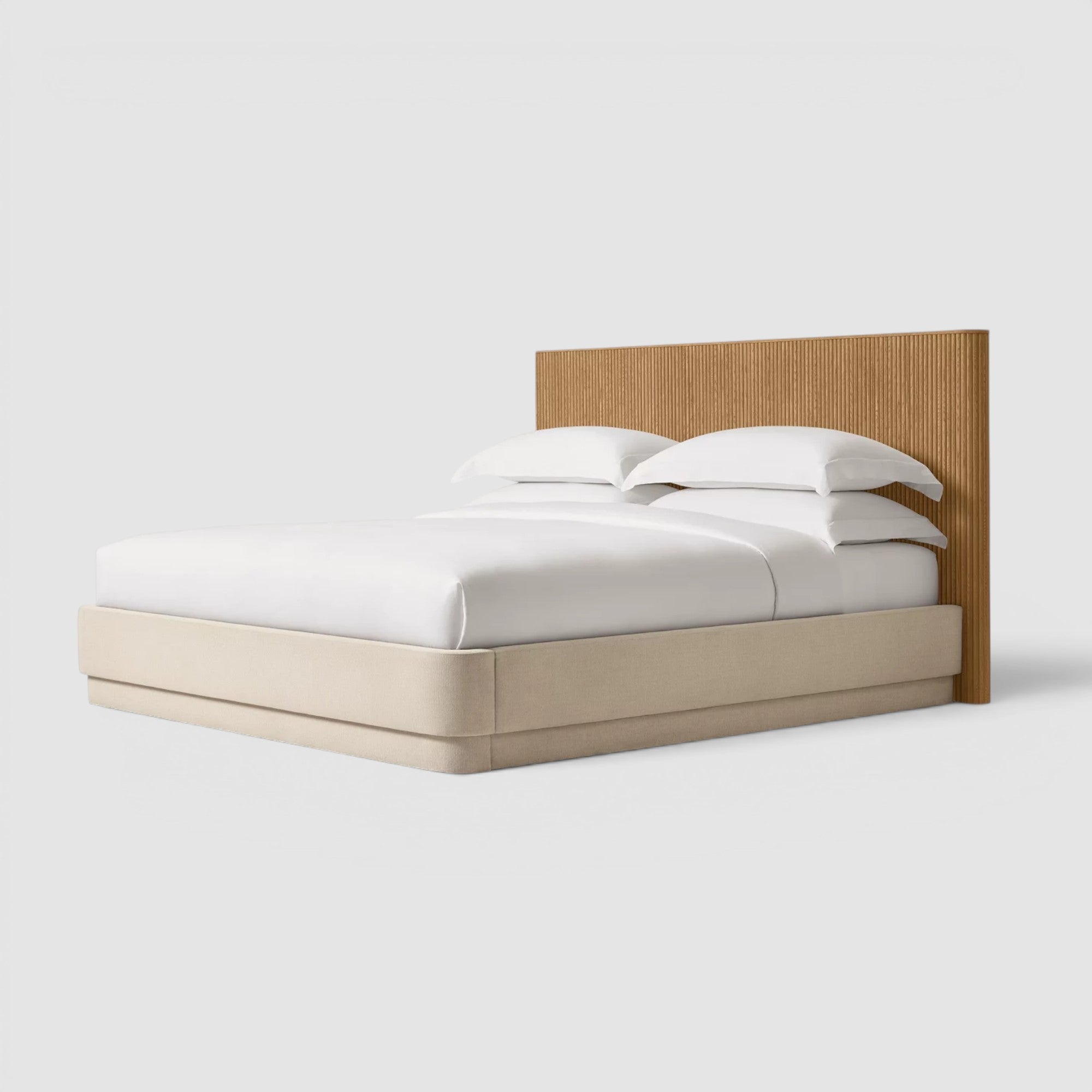 Mulhollan Panel Bed with Fabric Base