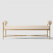 Thadius Fabric Double-Bolster End-of-Bed Bench