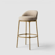 Thadius Leather Swivel Bar & Counter Stool