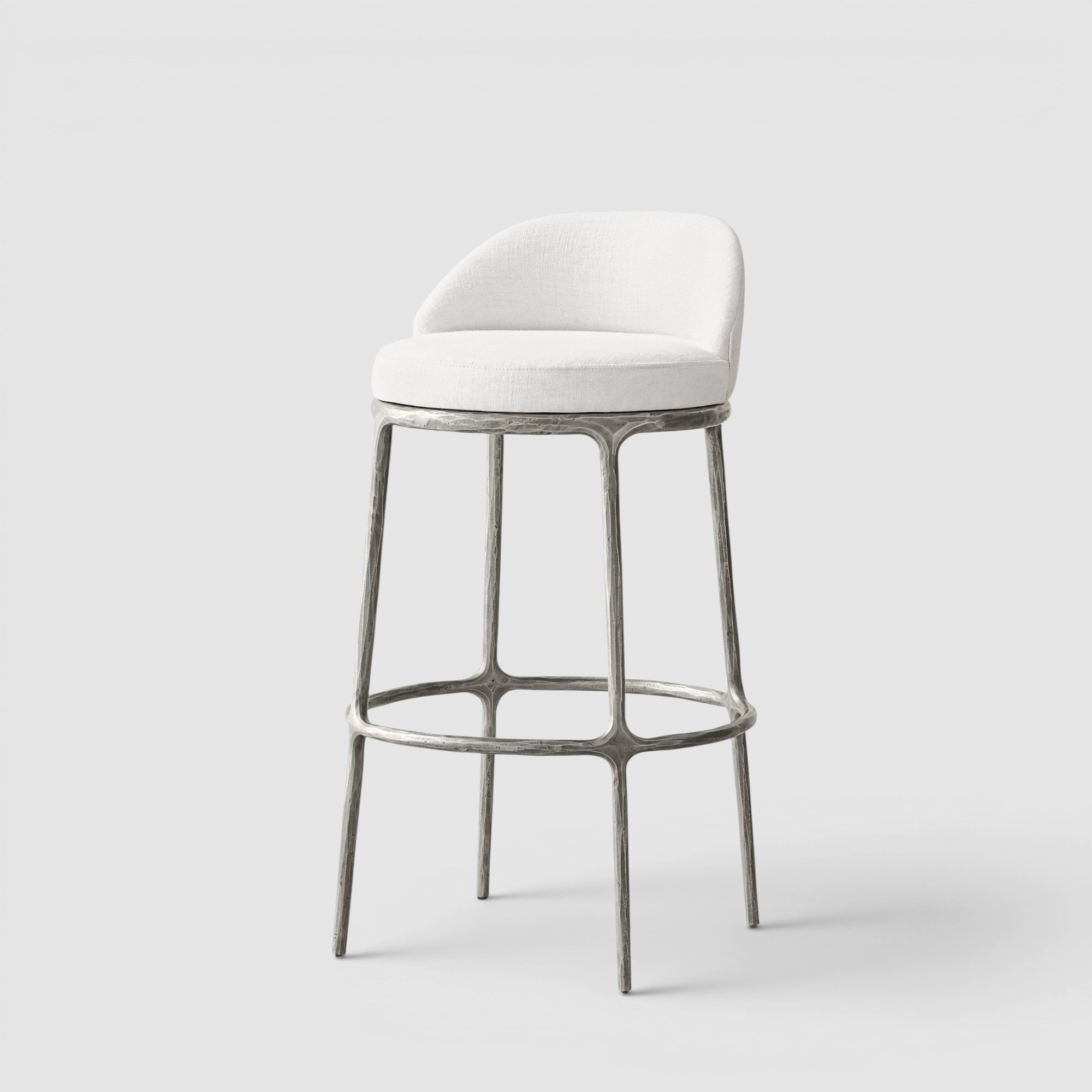 Thadius Fabric Swivel Bar & Counter Stool