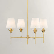 Aurelia Vine Fabric shade Chandelier