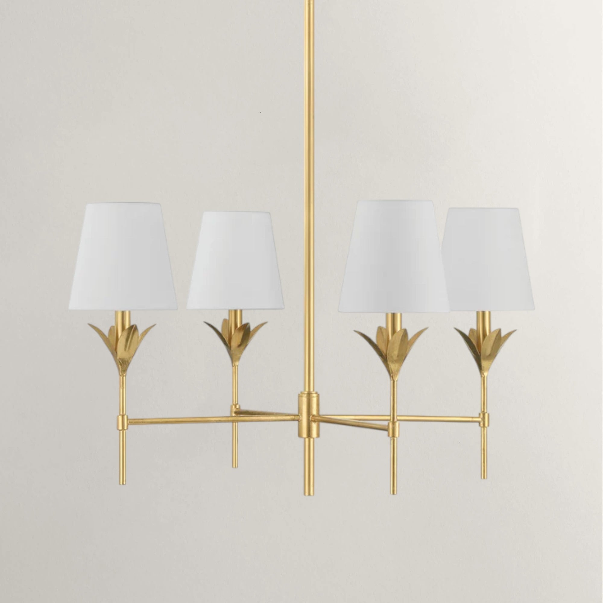 Aurelia Vine Fabric shade Chandelier