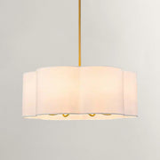 Drum Fabric Shade Chandelier