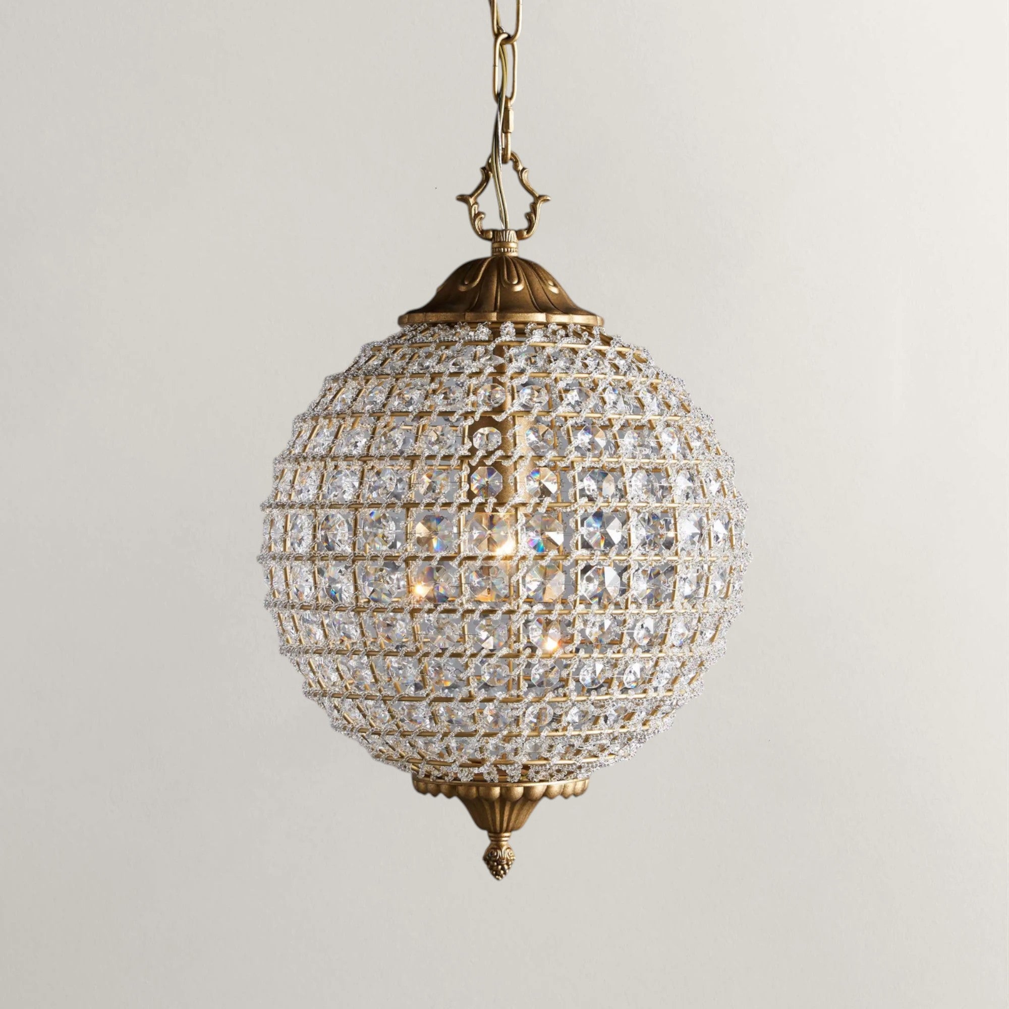 Crystal sphere Chandelier
