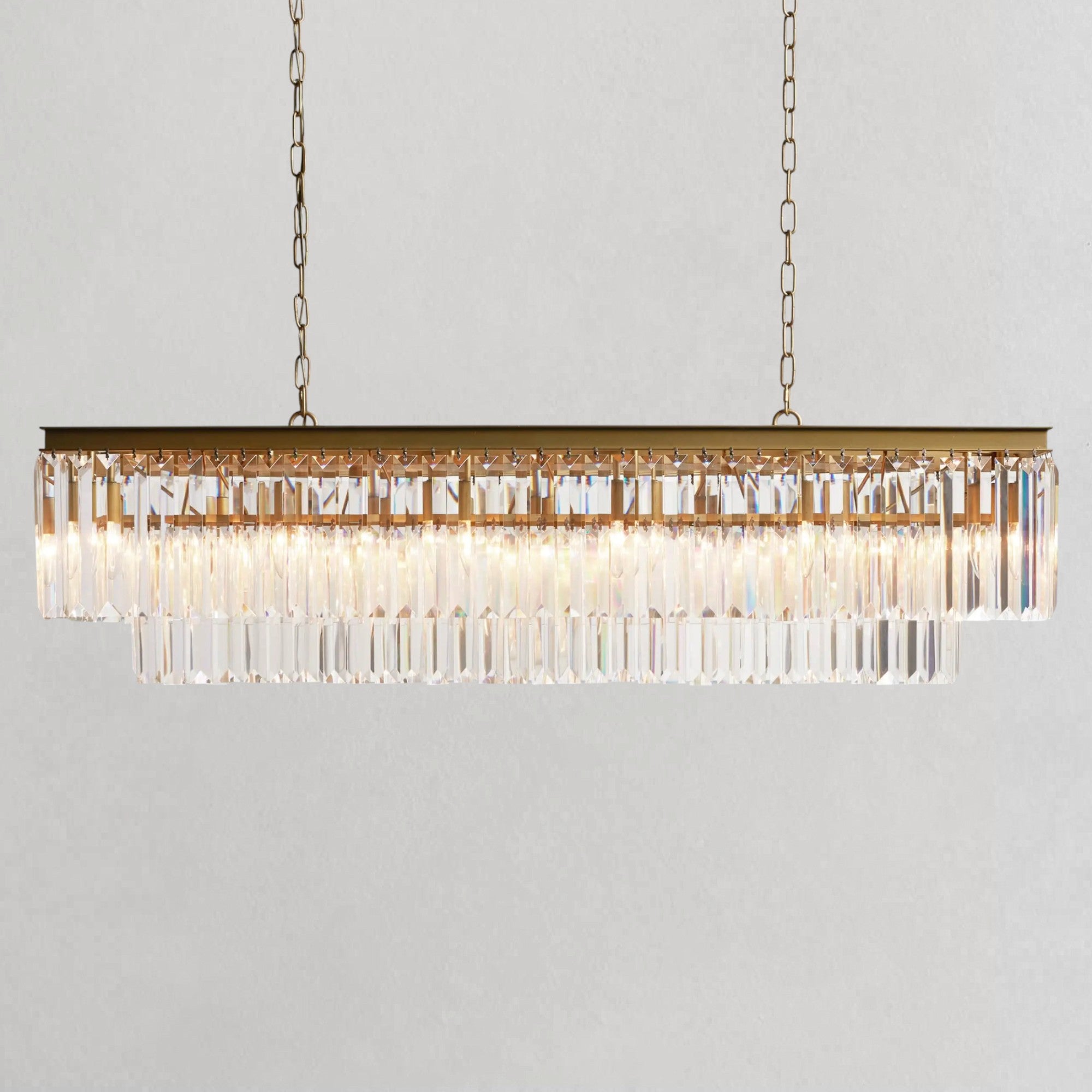 Layland Tiered Rectangular Chandelier