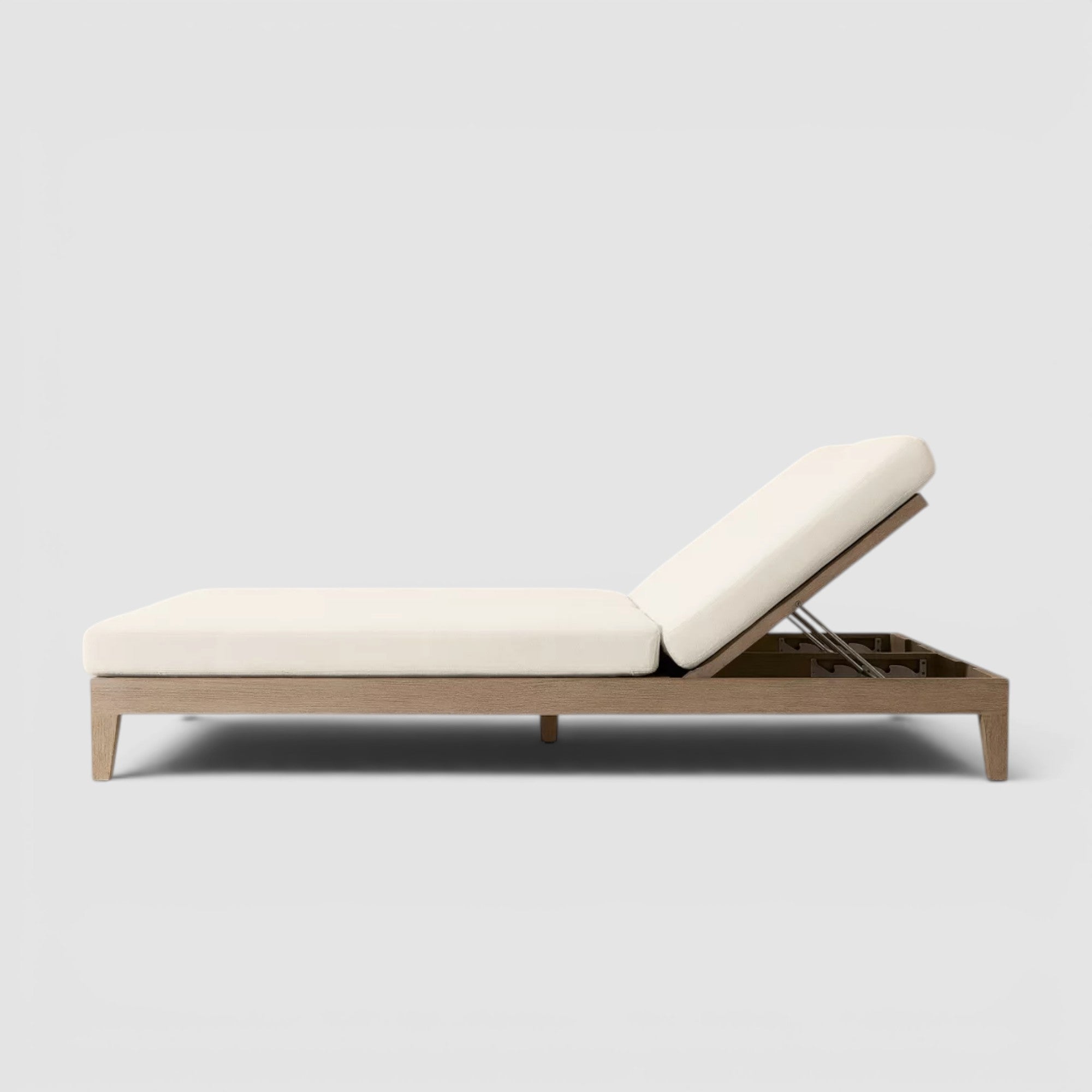 Balmane Teak Adjustable Chaise