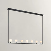Aviora Linear Alabaster Chandelier