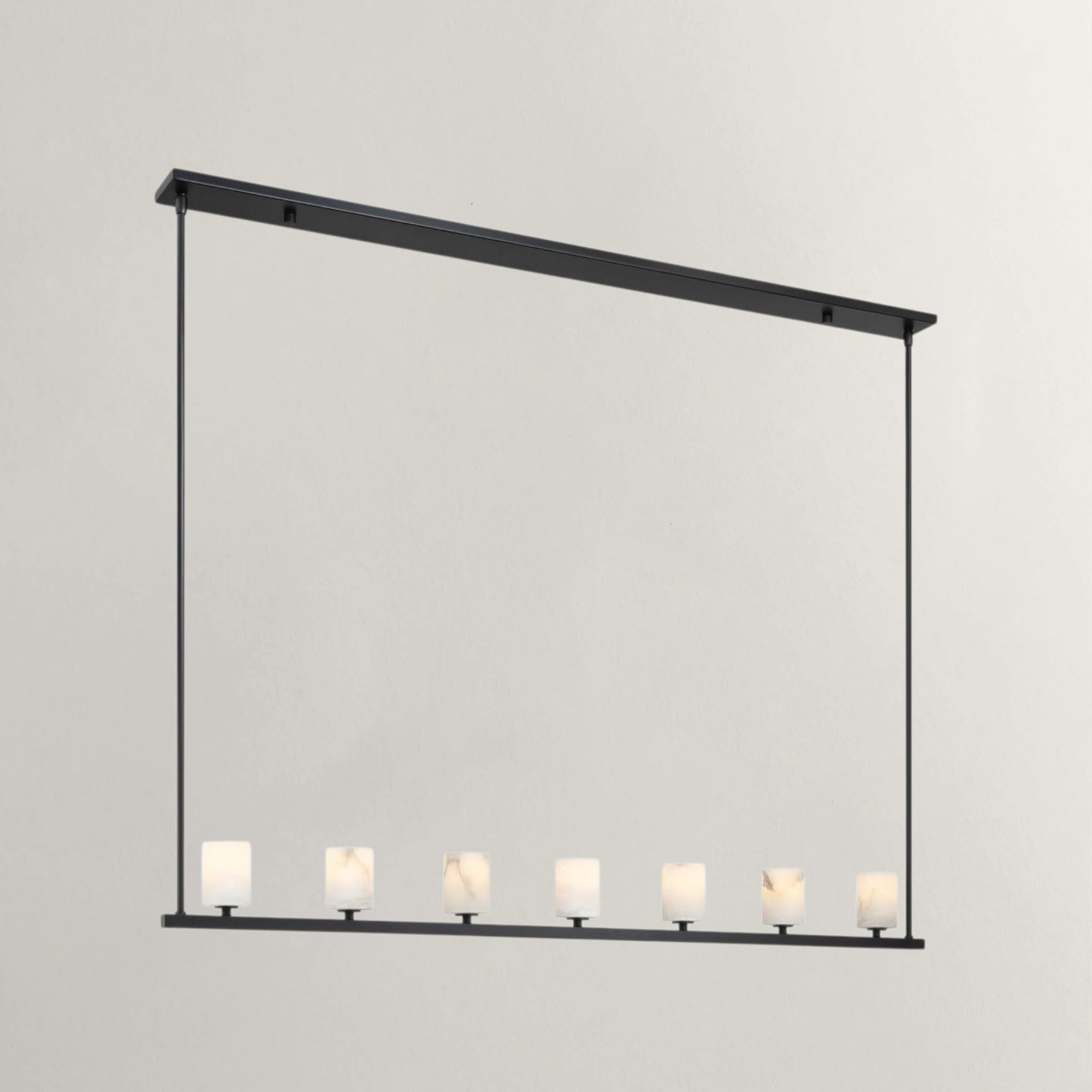 Aviora Linear Alabaster Chandelier