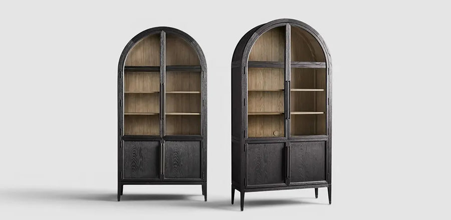 Hattiy Glass Cabinet