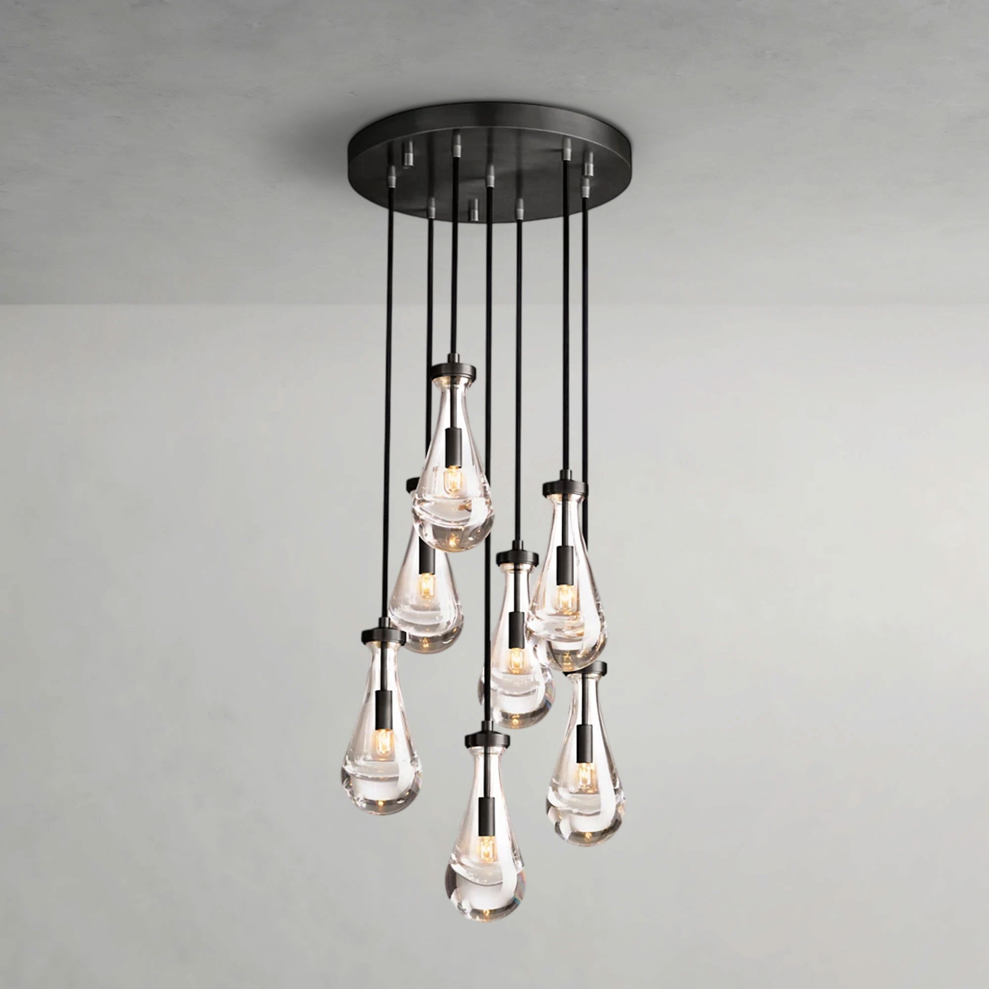 Raindrop Round Chandelier