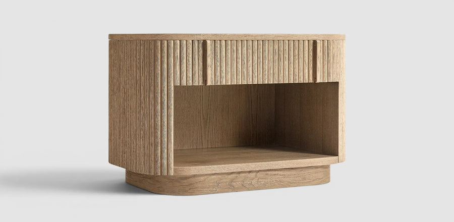 Mulhollan Wood Open Nightstand