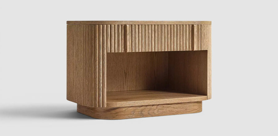 Mulhollan Wood Open Nightstand