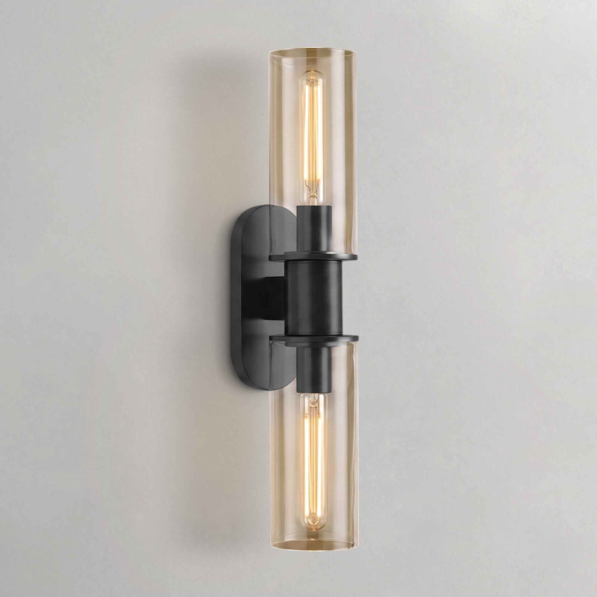 Horly Double Sconce in Clear