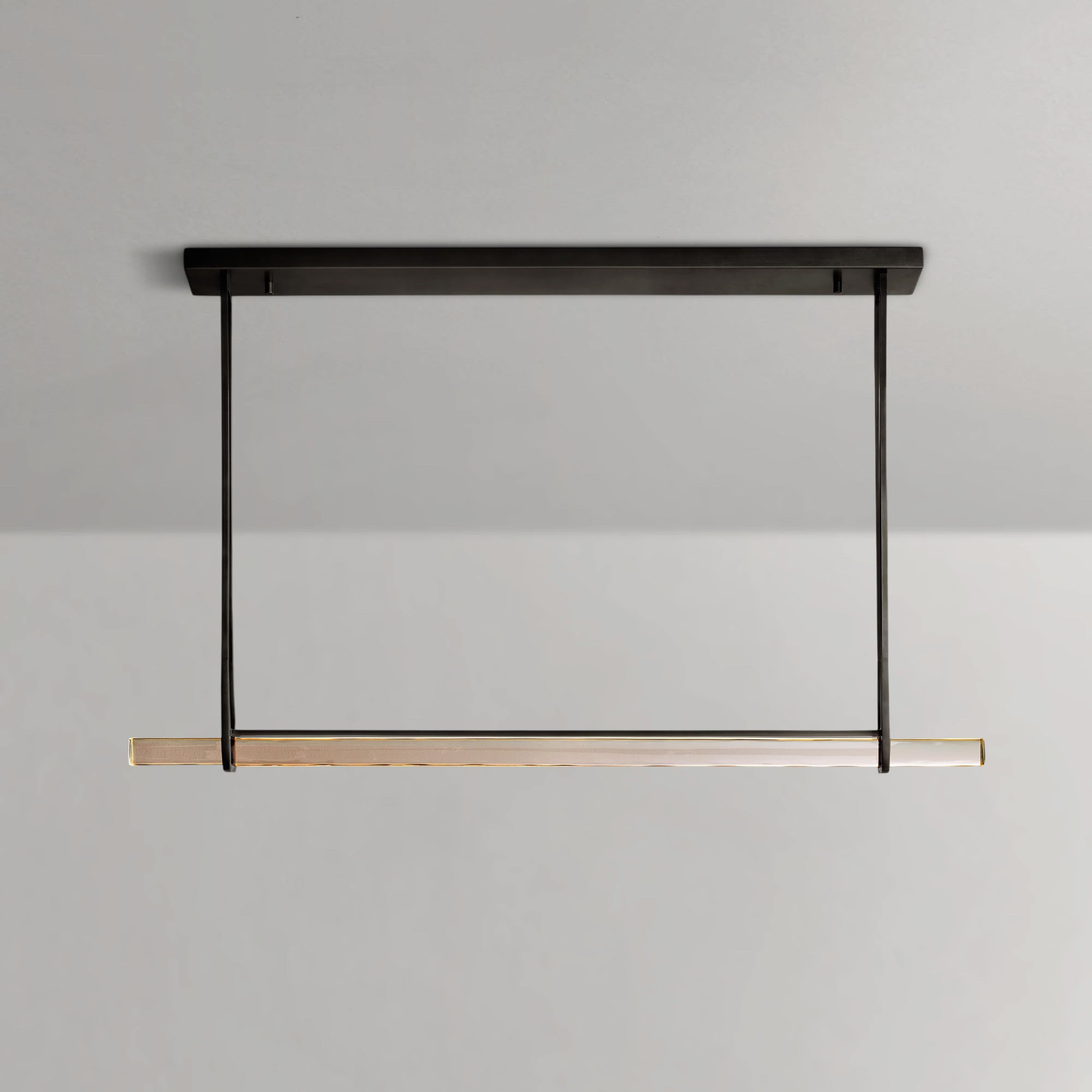 Auduben Crystal Single Bar Linear Chandelier