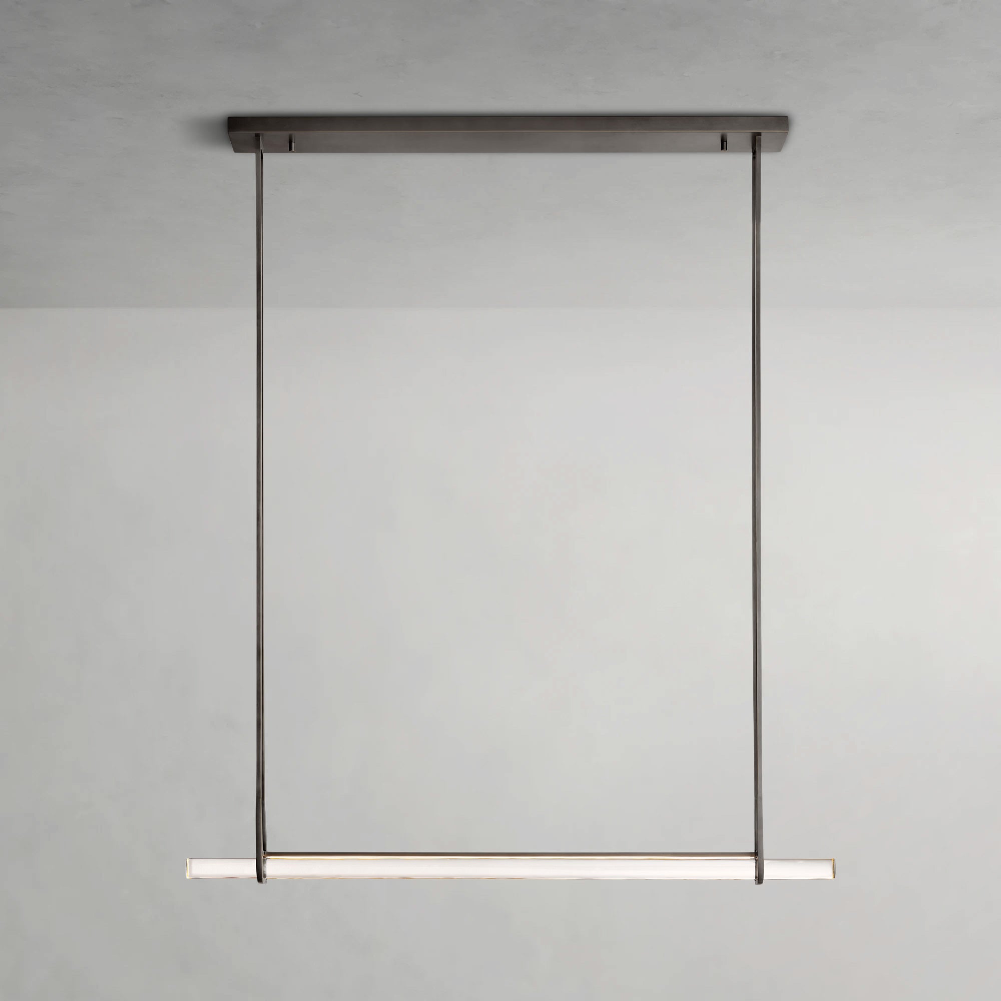 Auduben Crystal Single Bar Linear Chandelier