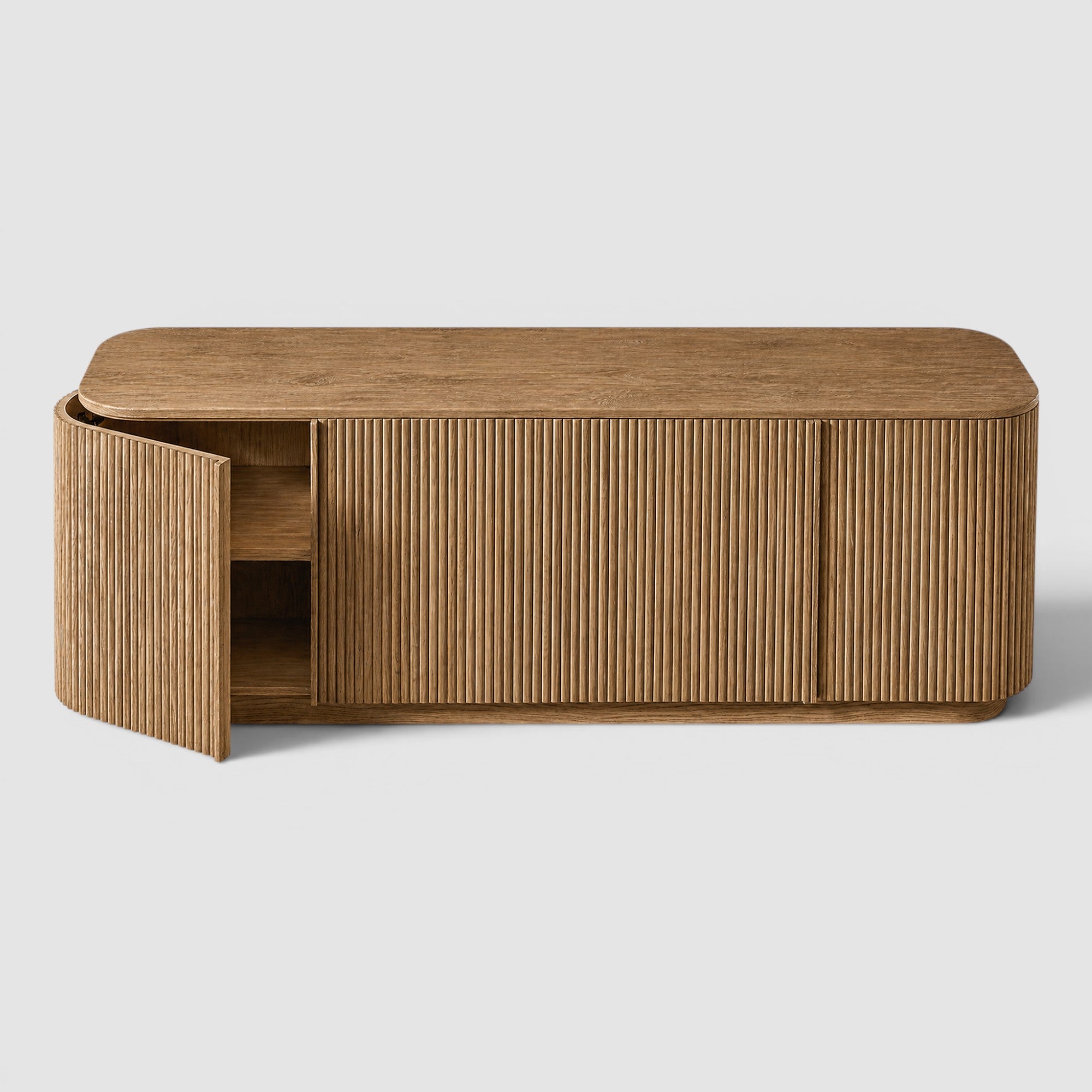 Mulhollan Wood Media Console