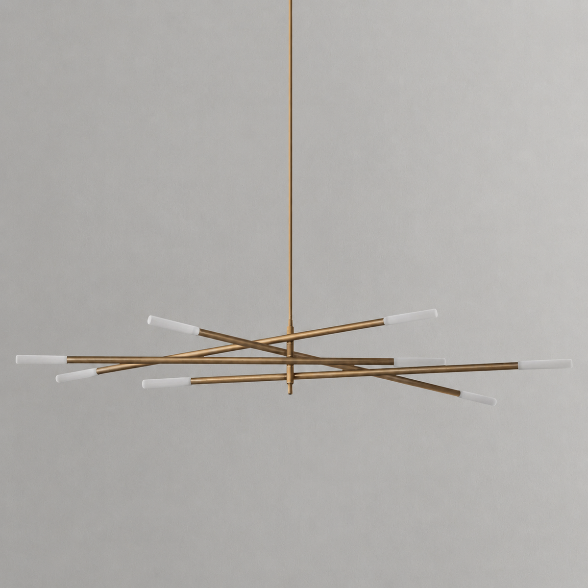 Luther 8-Light Mobile Etched Chandelier