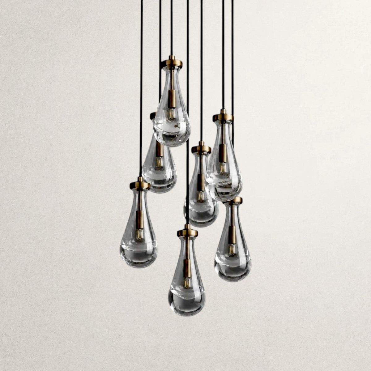 Raindrop Round Chandelier