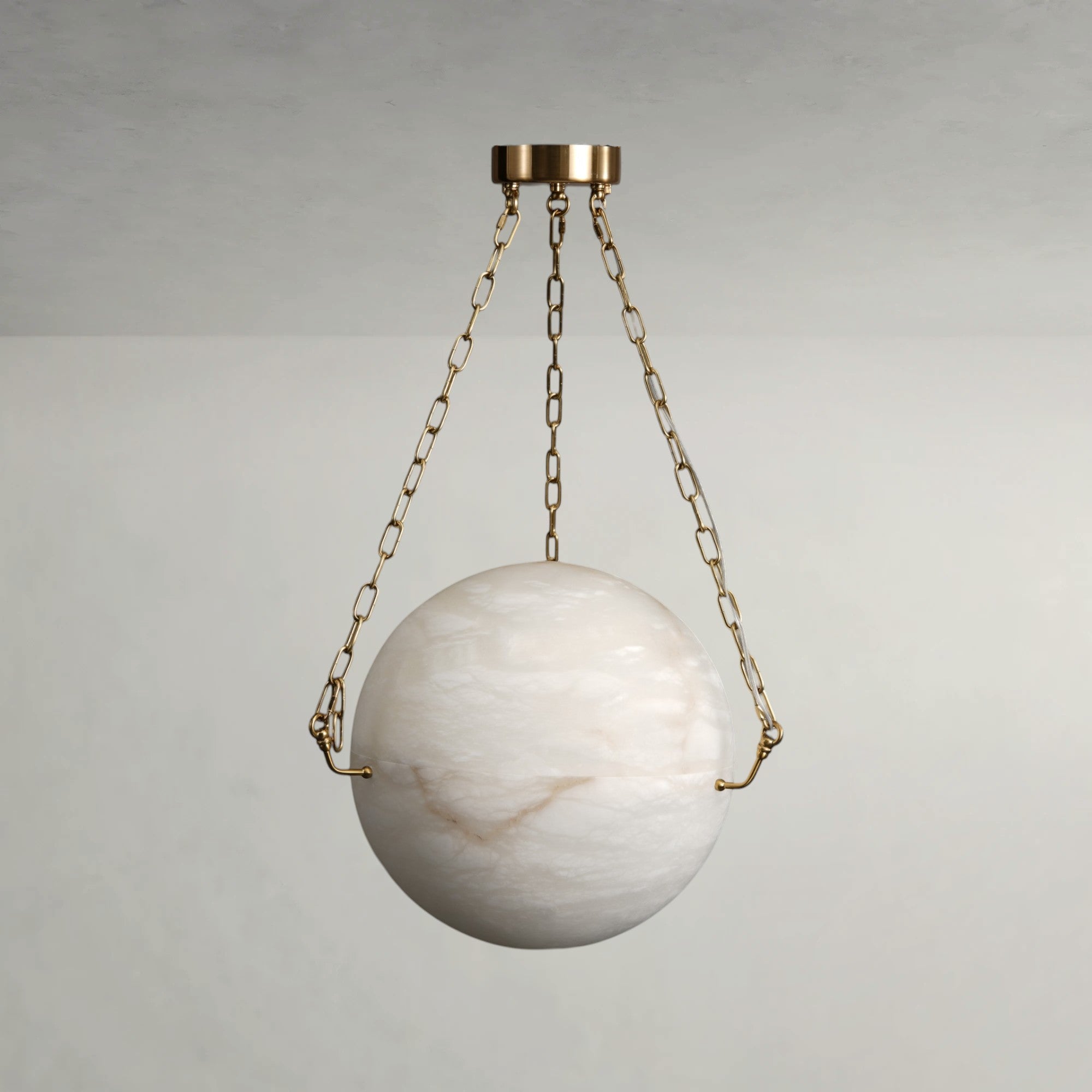 Ivaron Luminous Globe Alabaster Pendant