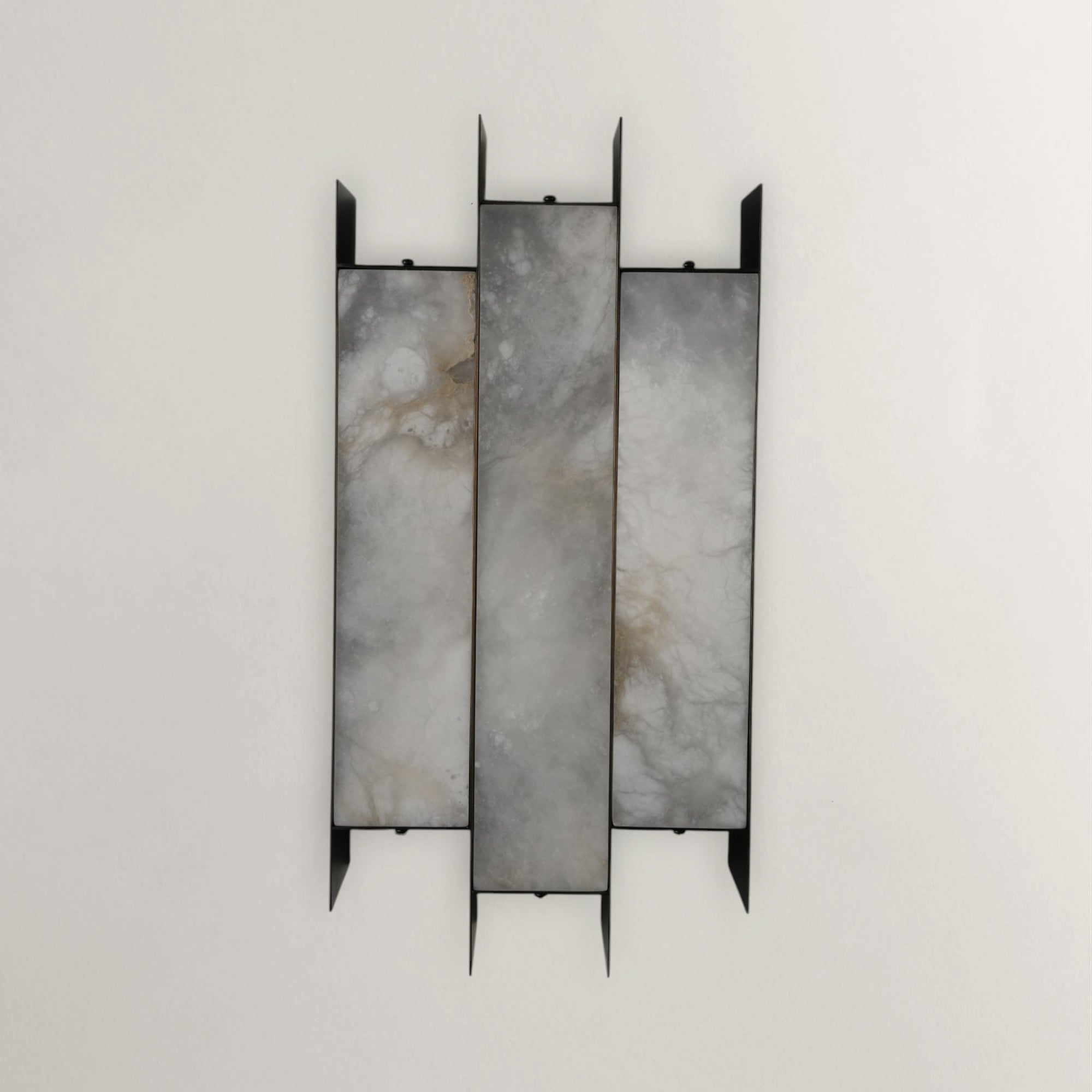 Zovian Layered Alabaster Sconce