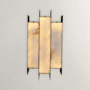 Zovian Layered Alabaster Sconce