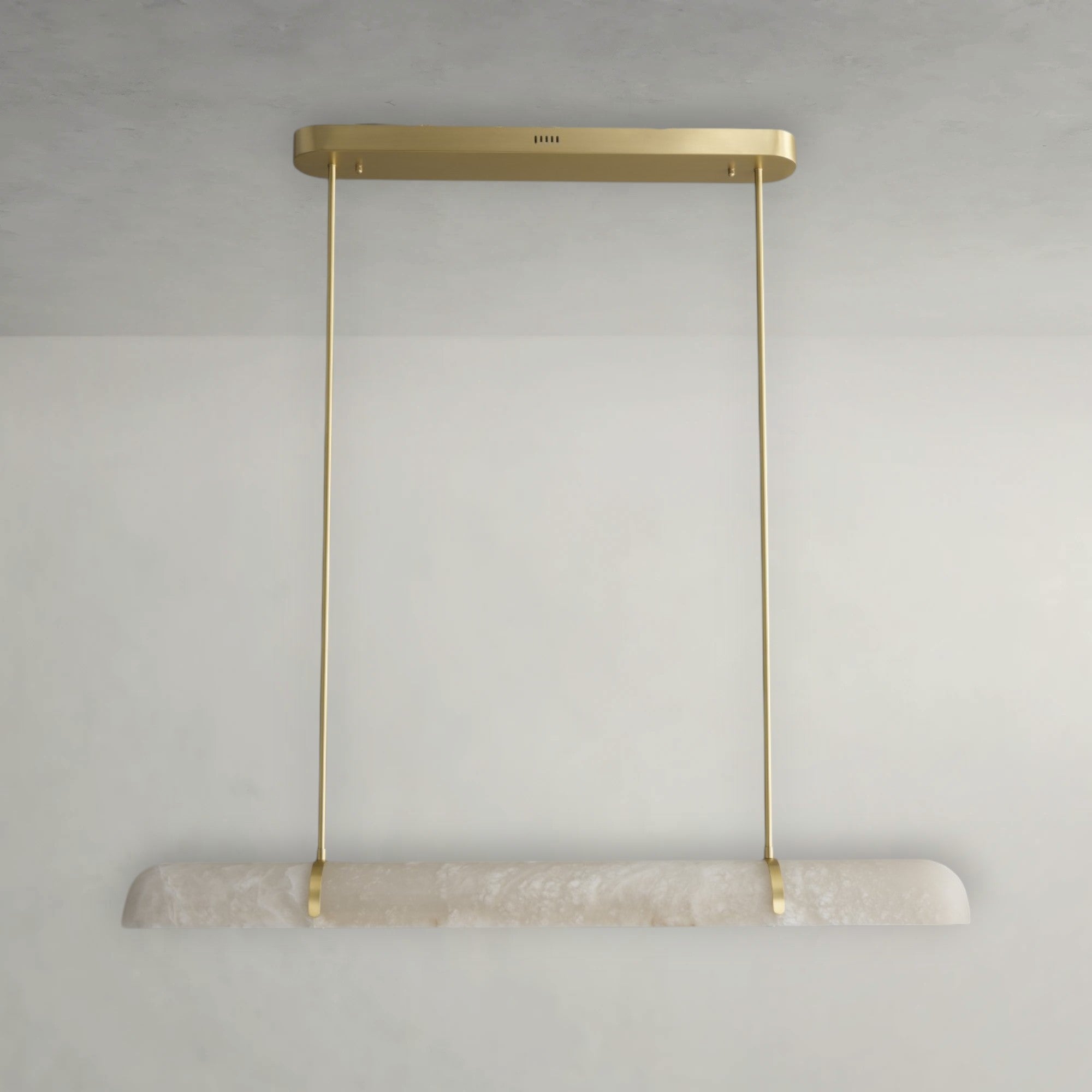 Zerith Alabaster Linear Chandelier