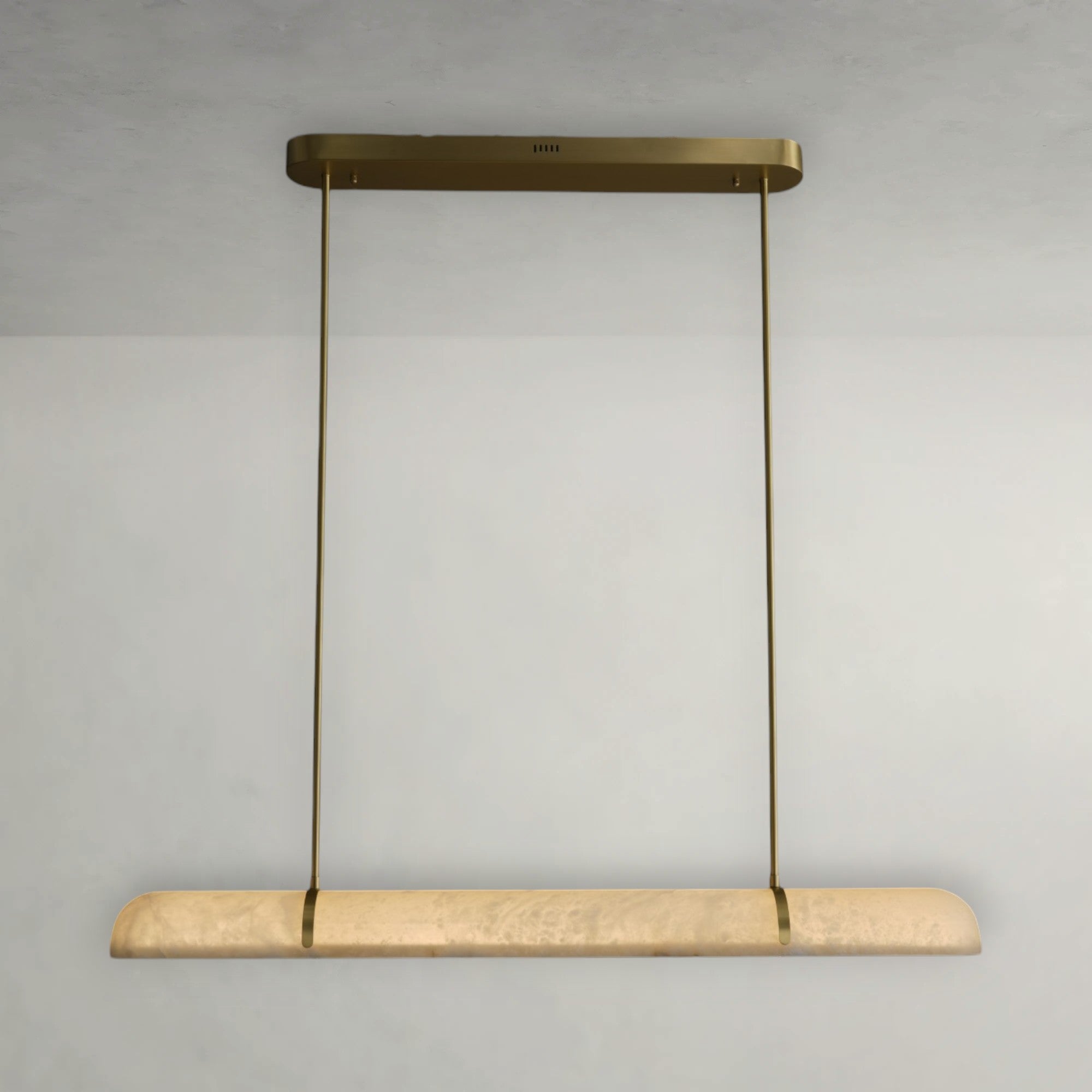 Zerith Alabaster Linear Chandelier